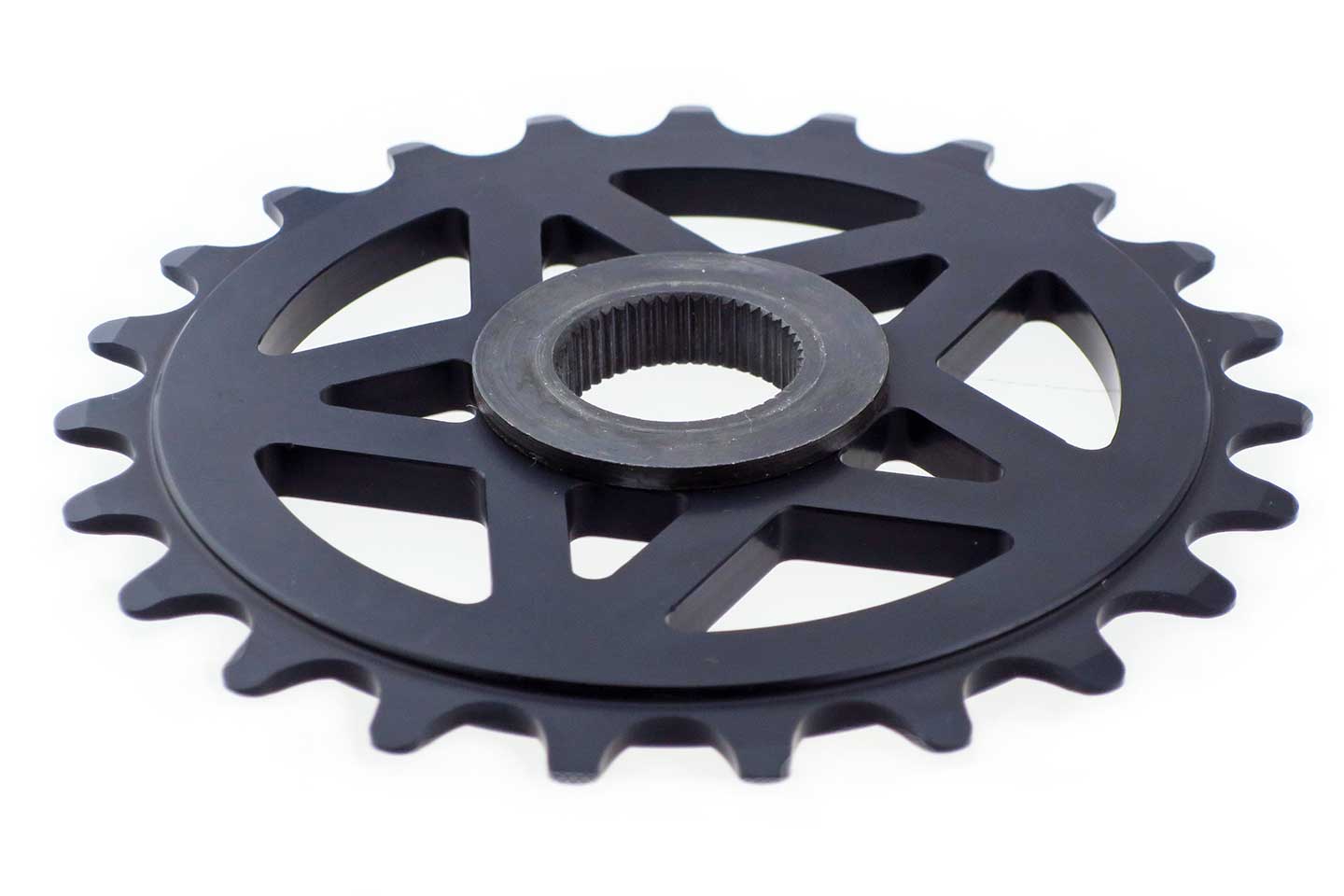 Ares Bikes Solid Spline Drive 19mm Kettenblatt / Sprocket 23T Black