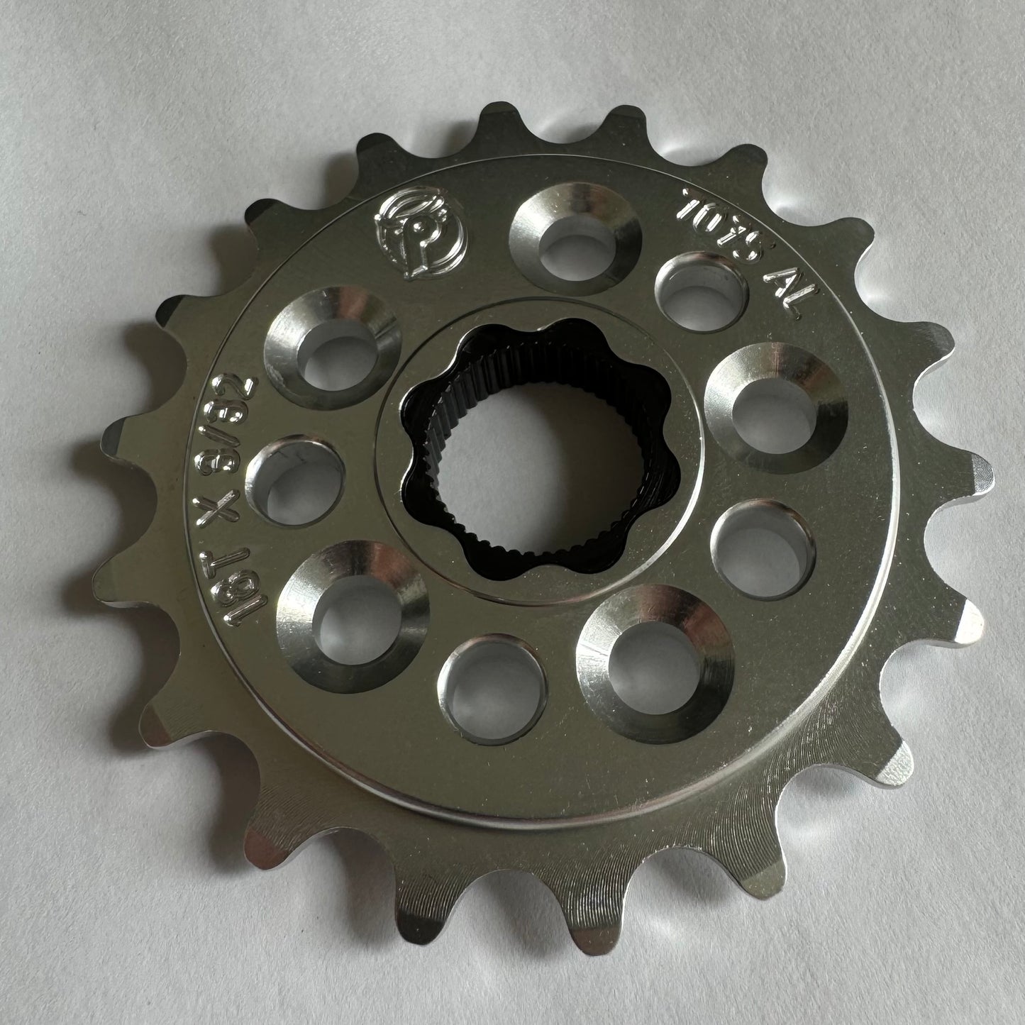Profile Racing Spline Drive 19mm Kettenblatt / Sprocket 18T Polished