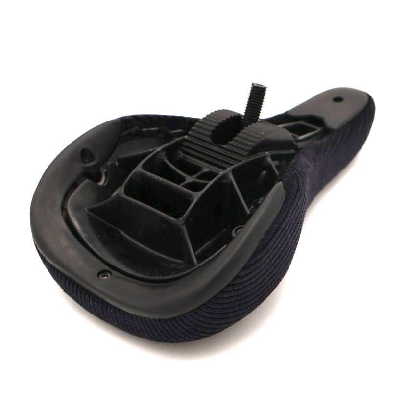 Fourpegsbmx Mid Corduroy Pivotal Sattel / Seat Black