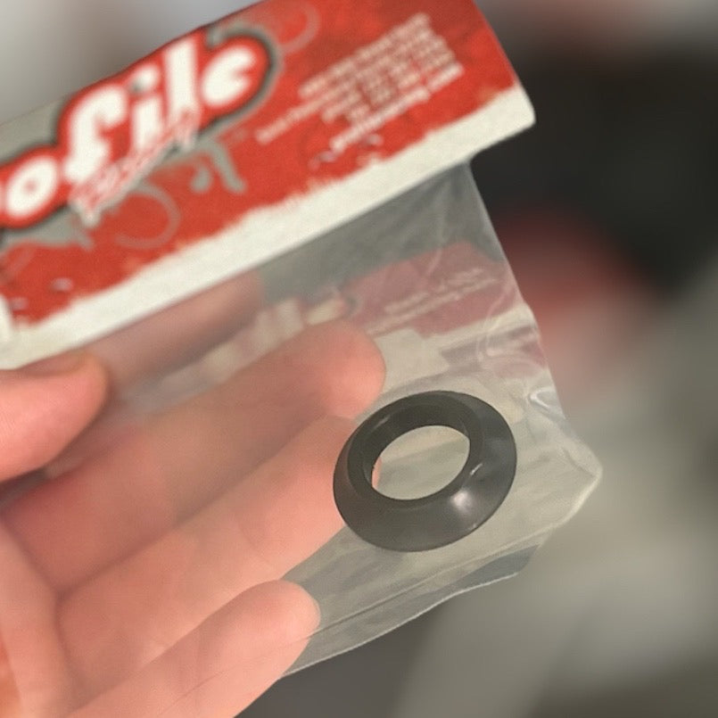Profile Racing Male 14mm Non Drive Side Black Konus Spacer / Cone Spacer
