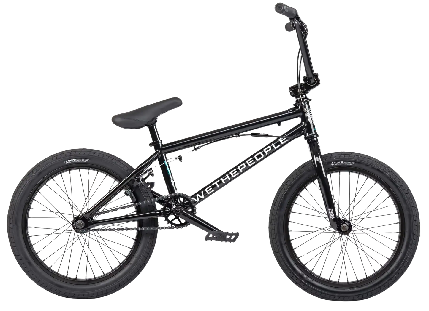 Wethepeople CRS FS 18" RHD Komplettrad Gloss Black