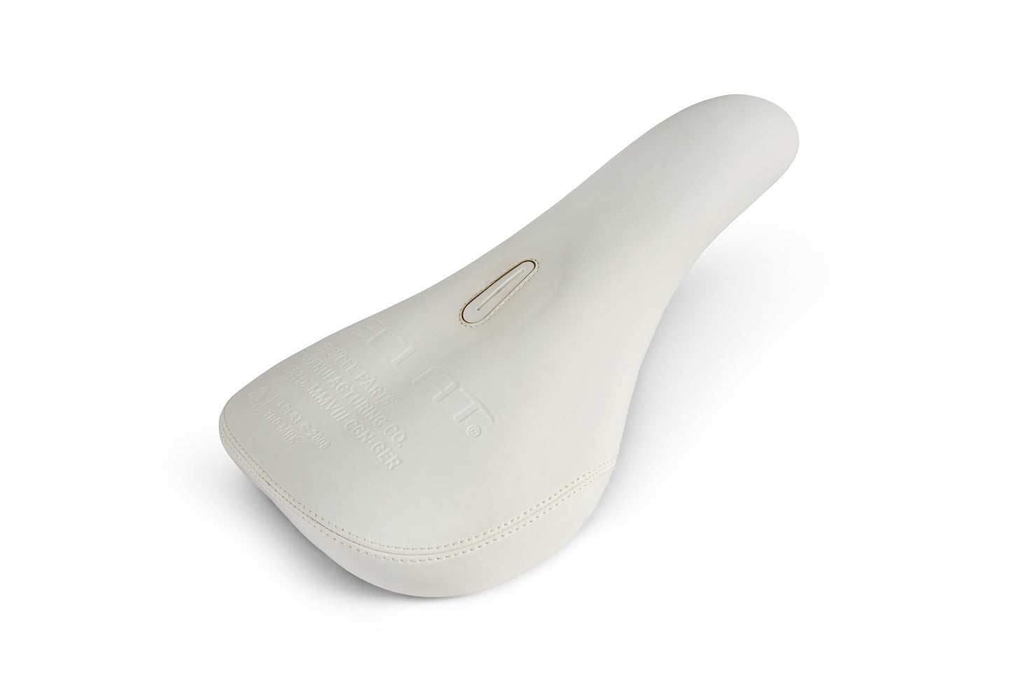 Eclat Bios Leather Slim Pivotal Sattel / Seat White