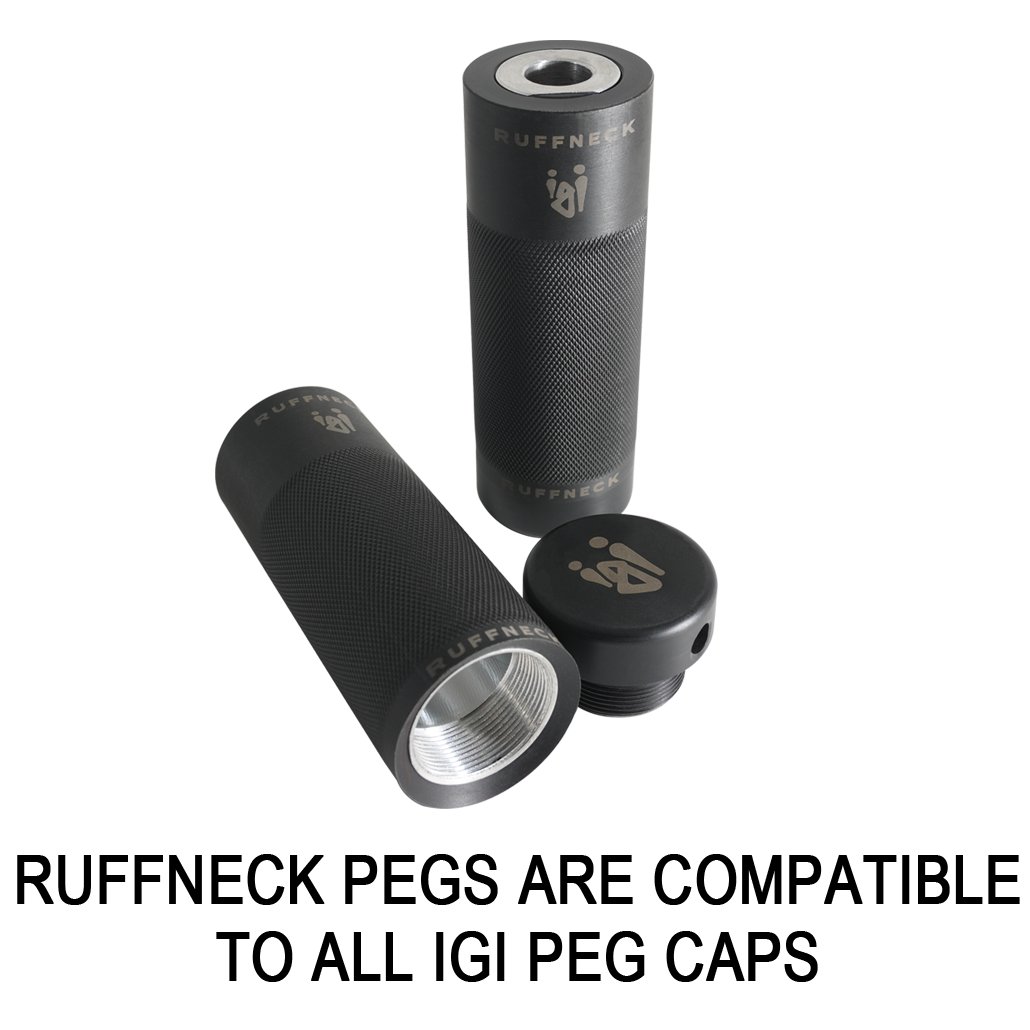 IGI Ruffneck Flat Caps Black Pegs Flatland
