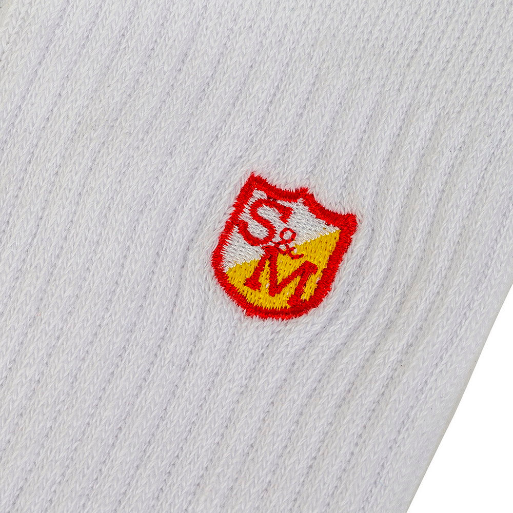 S&M Bikes Block Socken White