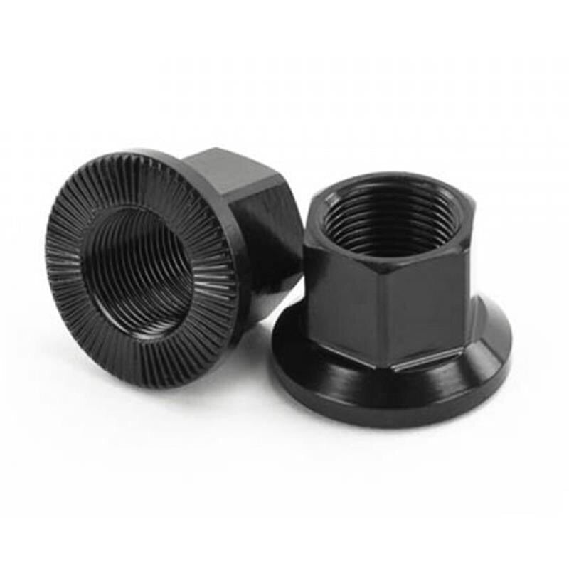 Mission Stahl Schrauben / Steel Axle Nuts Black