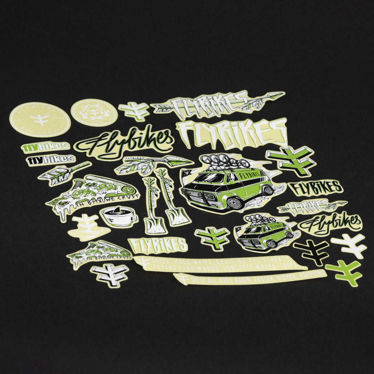 Flybikes 30 Assorted Stickerpack