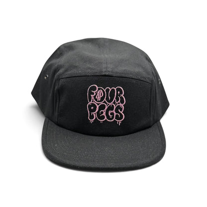 Fourpegsbmx Graffiti Circle Camper Kappe / Cap Black/Pink