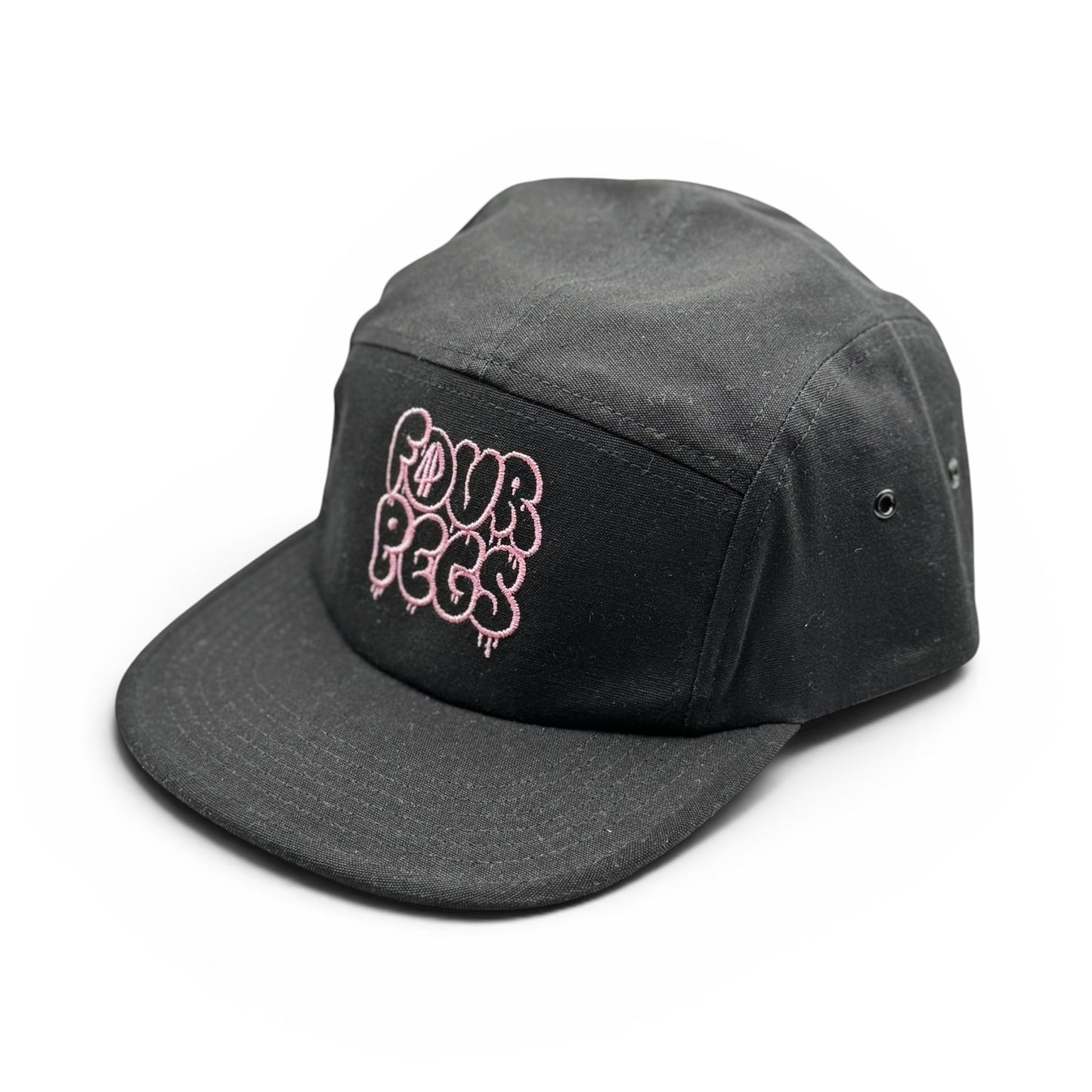 Fourpegsbmx Graffiti Circle Camper Kappe / Cap Black/Pink