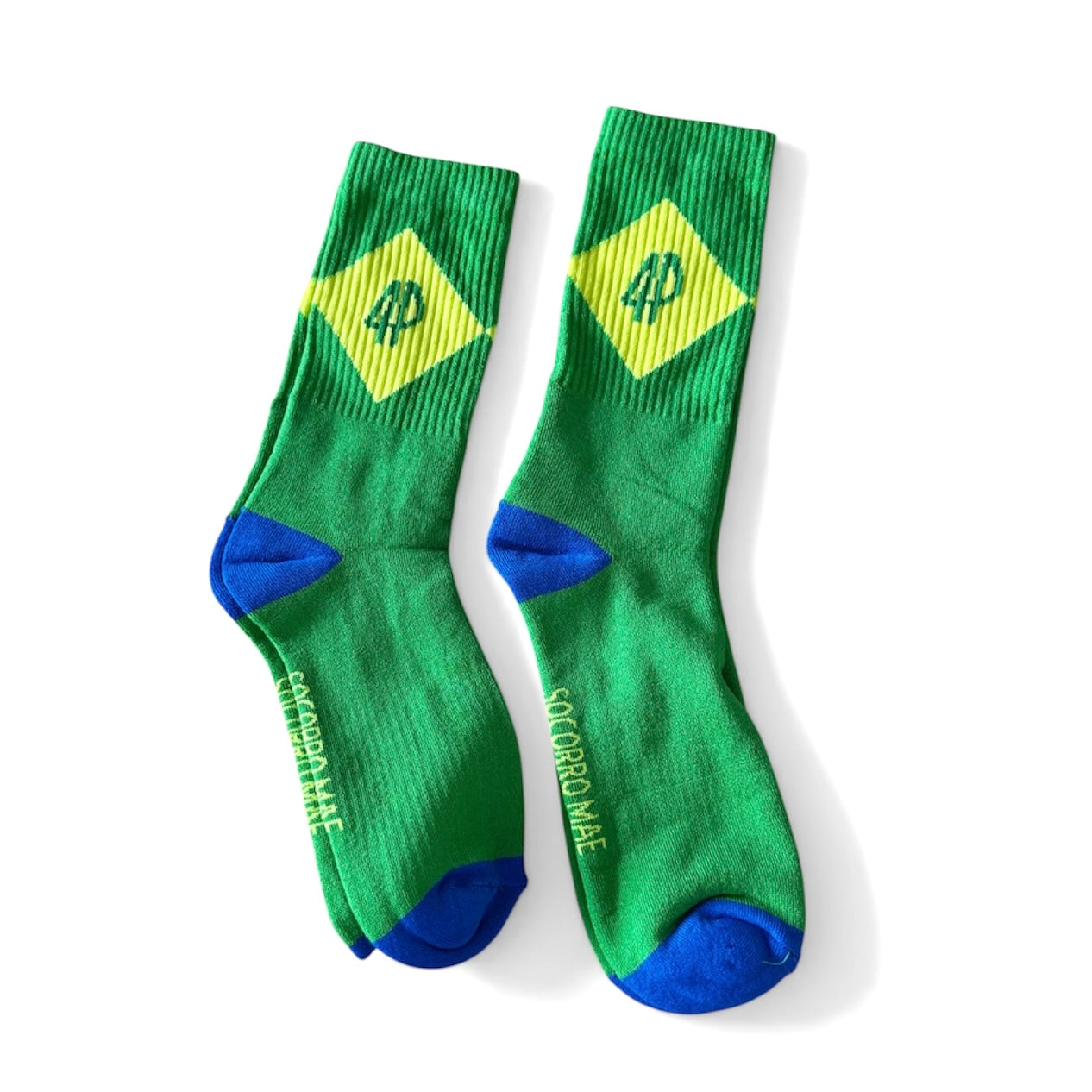 Fourpegsbmx Socorro Mae Socks Green/Yellow/Blue