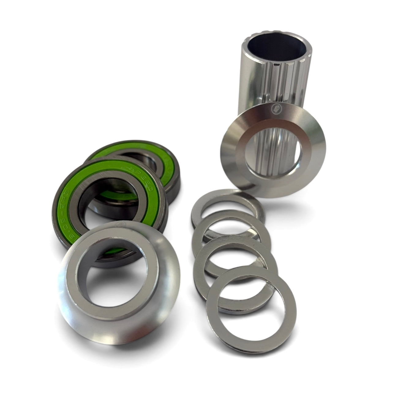 Fourpegsbmx Spanish Innenlager / Bottom Bracket 19mm Polished
