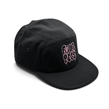 Fourpegsbmx Graffiti Circle Camper Kappe / Cap Black/Pink