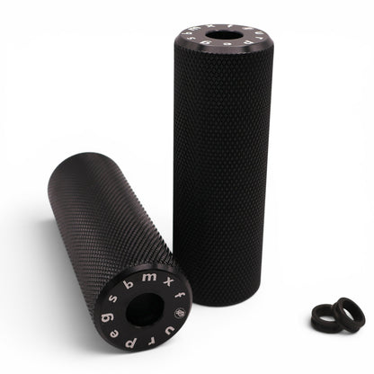 Fourpegsbmx Knurly Black Pegs Flatland