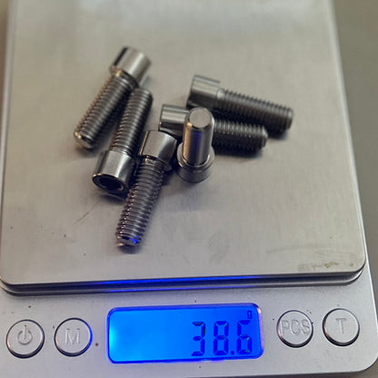 Fourpegsbmx Metric Titanium Vorbauschrauben / Stem Bolts Raw