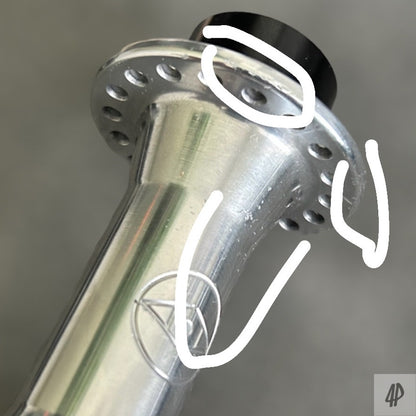 Alienation Tinman SCRATCHED Vorderradnabe / Front Hub Polished