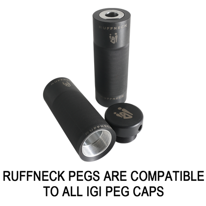 IGI Ruffneck Flat Caps Black Pegs Flatland